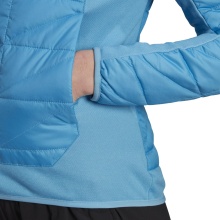 adidas Lauf-Isolationsjacke Terrex Hybrid blau Damen